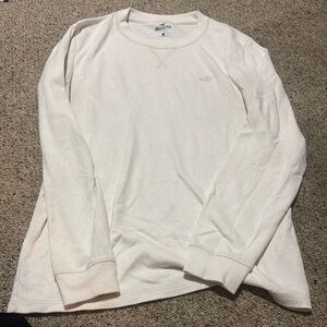 Hollister White Long Sleeve Shirt